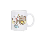 Axyaa Kawaii Panda Bear Mocha Cat Christmas Mug Mugs Set Original Drinkware