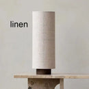 Axyaa Japanese Style Wabi-sabi Floor Lamp with Vintage Cloth Lampshade
