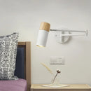 Axyaa Swing Arm LED Wall Lamp for Bedroom Study Reading Eye Protection