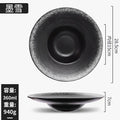 Axyaa Ceramic Tableware Set: Straw Hat, Western, Japanese, Retro Design for Salad & Dessert