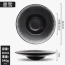 Axyaa Ceramic Tableware Set: Straw Hat, Western, Japanese, Retro Design for Salad & Dessert