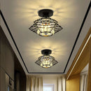 Axya Crystal Ceiling Chandelier LED Modern Industrial Lights E27 Bulb Base
