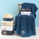 Axyaa Cream Towels Set: Hand Face Hair Towel & Big Shower Bath Towel