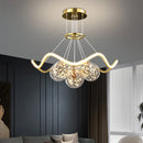 Axyaa Bubble Chandeliers: Dimmable LED Pendant Lights for Home Decor