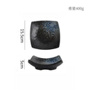 Axyaa Retro Ceramic Four Corner Bowl Set for Molecular Cuisine Tableware