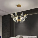 Axyaa LED Butterfly Chandelier: Modern Minimalist Pendant Light for Home Decor