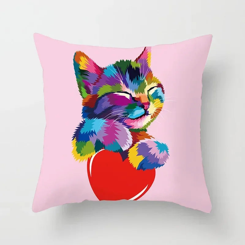 Axyaa Abstract Animal Pattern Pillowcase 45*45cm