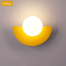 Axyaa Macaron Wall Lamp: Modern Nordic Bedroom Decor & Study Room Lighting