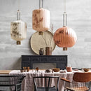 Axyaa Zen Fabric LED Pendant Chandelier for Living Room Bedroom Decor
