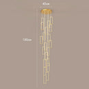 Axyaa Nordic Stair Chandelier Ceiling Light for Living and Dining Room