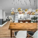 Axyaa Glass Ball LED Pendant Lamps: Modern Nordic Style for Indoor Lighting