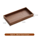 Axyaa Solid Wood Entrance Desk Organizer Tray - Storage for Keys, Jewelry, Cosmetics