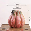 Axyaa Pumpkin Flower Vase for Garden and Courtyard Decoration - Ceramic Succulent Pot