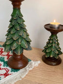 Axya Vintage Christmas Tree Candle Holders: Festive Home Decor & Photography Props