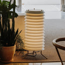 Axyaa Retro White Iron Floor Lamp for Designer Living Room