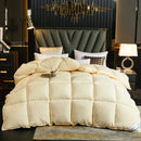 Axyaa Goose Down Comforter Quilted Double Single Size Winter Blanket