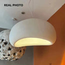 Axyaa Nordic Style Chandelier for Dining Room, Minimalist Wabi Sabi Design, LED Bar Pendant Fixture