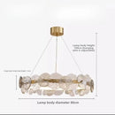 Axyaa Luxury Crystal Chandelier Pendant Light for Living Room, Hotel, Villa, Master Bedroom