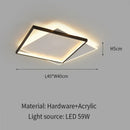 Axyaa Nordic LED Ceiling Lamp for Modern Simple Living Room Decor