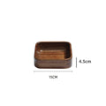 Axyaa Wooden Nut Plate: High-Grade Creative Dessert & Fruit Holder, Kitchen Tableware