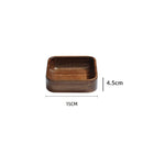 Axyaa Wooden Nut Plate: High-Grade Creative Dessert & Fruit Holder, Kitchen Tableware