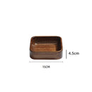 Axyaa Wooden Dry Fruit Plate & Nut Box: Premium Kitchen Tableware & Snacks Holder