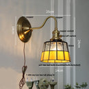 Axyaa Colorful Cube LED Wall Sconce Copper Glass E27 Vanity Light