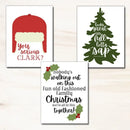 Axyaa Christmas Tree Canvas Print Wall Art Poster for Modern Living Room