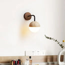 Axyaa Yellow Travertine LED Wall Lights Modern White Nordic Iron Stair Light