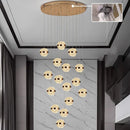 Axyaa Modern LED Ceiling Chandelier for Bedroom and Dining Room