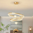 Axyaa Modern Ceiling Chandelier for Dining Room Pendant Light Fixture Living Room Lamps
