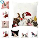 Axyaa Christmas Hat Pet Printed Cushion Cover 45x45cm