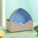 Axyaa Fruit Dish Set: Food Grade, Portable, Multi-function, No Fading Bone Dish