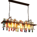 Axyaa Retro Industrial Style Chandelier for Bar Decor and Ambiance