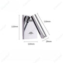 Axyaa Adjustable LED Reading Wall Lamp for Bedroom Bedside - Stylish Lighting Choice