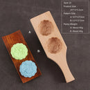 Axyaa Wood Cake & Mooncake Mold: Eco-Friendly Animal Flower Pastry Multilattice Mold