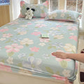 Axyaa 100% Cotton Mattress Protector Cover - Single Piece, Non-slip, Dustproof