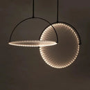 Axyaa Black Iron LED Pendant Lighting Home Decor for High-end Spaces
