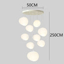 Axyaa Pebble Pendant Hanging Lamp for Home Art Lighting