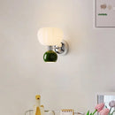 Axyaa LED Wall Lamps Cream Breeze Pumpkin Sconces G9 Bulb - Bedroom Living Room Lighting