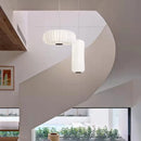Axyaa White Cloth Pendant Light for Living Room and Restaurant