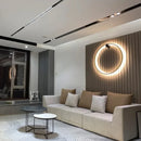 Axyaa LED Circular Wall Lamp - Modern Minimalist Bedroom Lighting Fixutre
