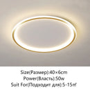 Axyaa Modern Gold/Black Ceiling Lamp for Home Indoor Lighting