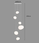 Axyaa Modern LED Ceiling Pendant Light Chandelier for Bedroom and Dining Room