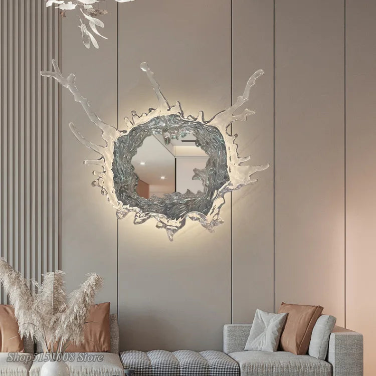 Axyaa Water Drop LED Wall Light for Bathroom Vanity Hallway Home Decor