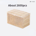 Axyaa Bamboo Toothpick Box: Creative & Disposable Restaurant Holder