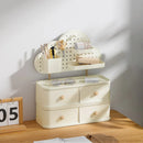 Axyaa Desktop Organizer Rack: Cloud Hole Board Stationery Storage Box for Efficient Desk Organization