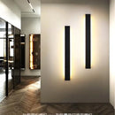 Axyaa Modern LED Wall Lights - Black-White Indoor Rectangle Lamps