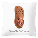 Axyaa Rock Face Cushion Cover: Funny Meme Throw Pillow for Home Decoration