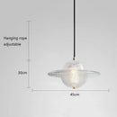 Axyaa Nordic Glass Pendant Light with LED Star Lamp for Home Decor